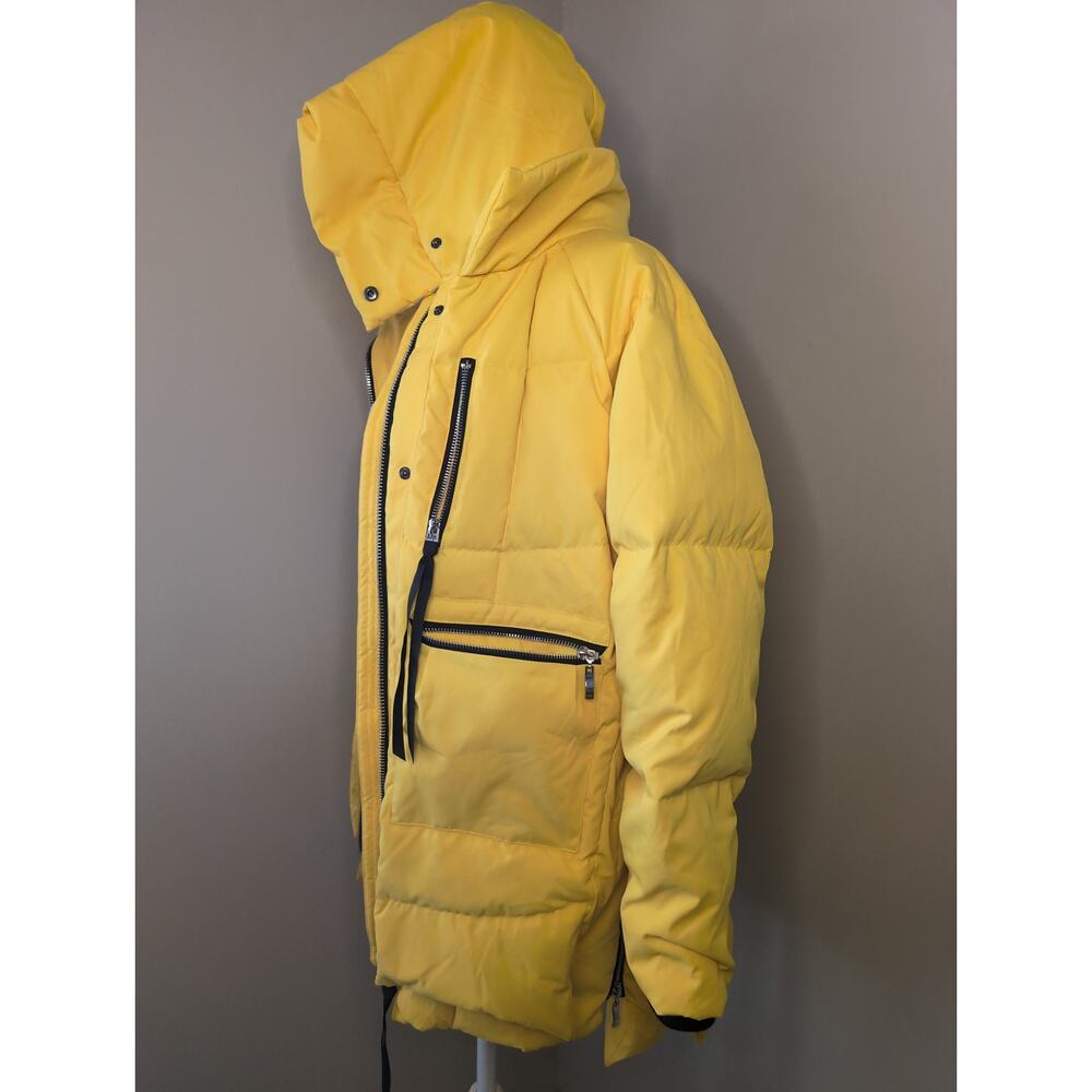 Orolay yellow outdoor puffer down insulated winter snow jacket Sm - Picture 7 of 14
